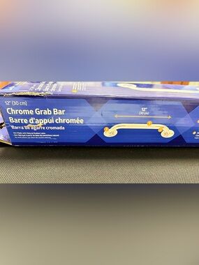 Medline Chrome Grab Bar 12-Inch NWT